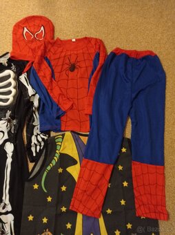Kostým kostra vel. 140 ,Spiderman, černokněžník - 3