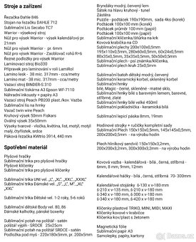 Prodám vybavení pro výrobu fotodárků a reklamních předmětů - 3