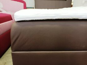 Luxusní postel Boxspringbett s osvětlenou poličkou - 3