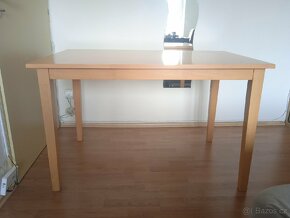 Dřevěný jídelní stůl 120x75x73cm - 3