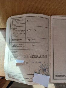 Typové osvědčení ČZ 250 1938 - 3