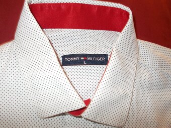 NÁDHERNÁ PÁNSKÁ ZNAČKOVÁ KOŠILE TOMMY HILFIGER V. L NOVÁ - 3