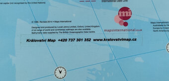 Nástěnná mapa světa 135x85cm - 3