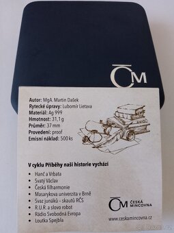 Stříbrná medaile Příběhy naší historie - Svatý Václav proof - 3