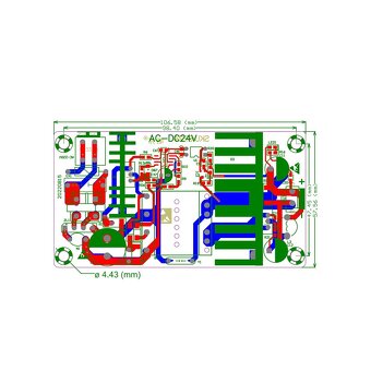 napájecí zdroj modul 24V/4A 100W, AC 110-240V - 3