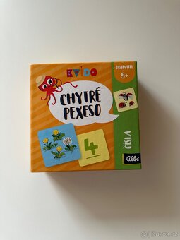 Kvído Chytré pexeso - Čísla - 3