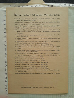 Akademie Velehradská - propagační leták, ediční program 1946 - 3