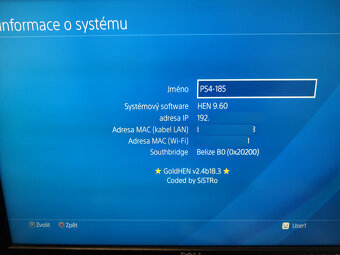 PS4 Slim 500GB s ovladačem, libovolné hry dle výběru - 3