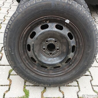 Plechové disky 5x100 195/65R15 Zimní - 3