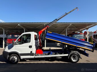 IVECO DAILY TŘÍSTRANNÝ SKLÁPĚČ + HYDRAULICKÁ RUKA do 3,5t - 3