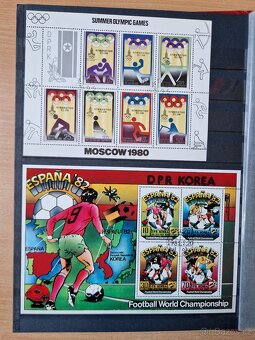 Poštovní známky-aršíky v albu. - 3