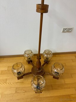 Dřevěný lustr - 3