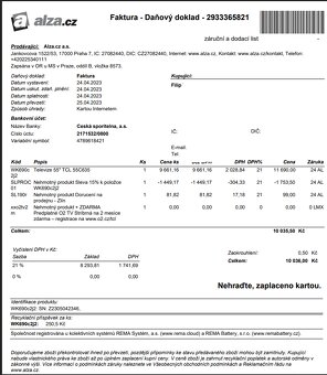 TCL 55C635+5 let záruky. - 3