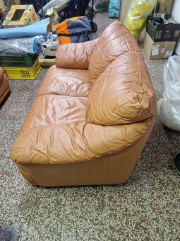 Kožená sedačka 3 + 2 sedáky - 3