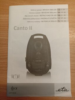Vysavač ETA Canto II - 3