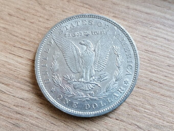 Stříbro 1 Dollar 1878 USA Spojené státy stříbrná mince Ag - 3
