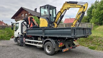 Volvo FLB3C s kontejnerem + Bagr Yanmar Vio 33 - 3