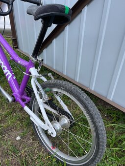 🚲 WOOM 3 - vel. 16” – dětské kolo (fialovo-bílé) - 3
