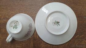 Porcelánová soupra - bílá s dekorem - 3