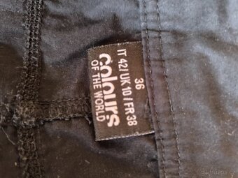 Pohodlné kalhoty DENIM - haremky - 3