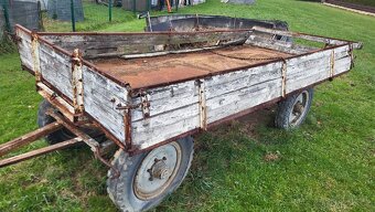 Vlečka koňská předělaná za traktor - 3