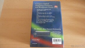 kniha Naučný anglický slovník Oxford Dictionary Thesaurus an - 3