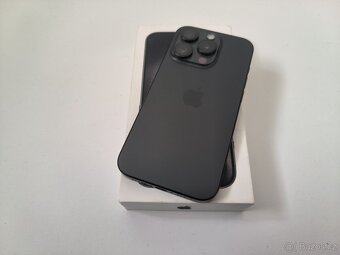 apple iphone 15 PRO 128gb Black Titanium / Batéria 100% - 3