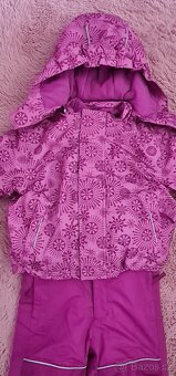 dívčí zimní kombinéza Tchibo vel. 86/92 + zdarma čepice - 3