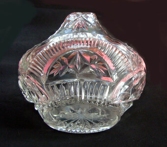 Košík - lisované sklo - 3