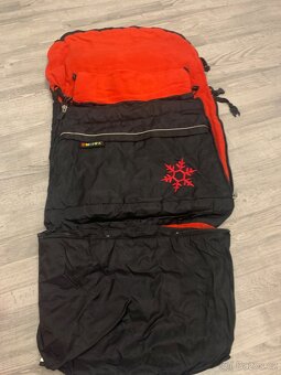 Prodám fusaky, zavinovačky, spací pytle a deku - 3