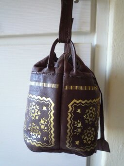 Kabelka kožená – pytlik - 3