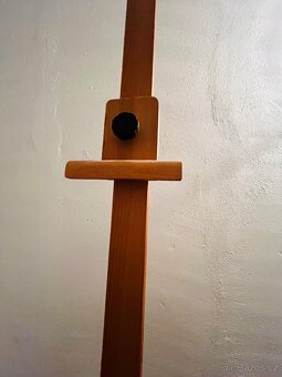 Malířský stojan malování dřevěný vysoký stabilní posuvný - 3