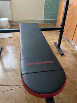 Lavice na benchpress + velká osa - 3