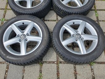 Alu kola VW 5x112 r16 6j et48 pneu 205/55/16 - 3