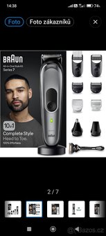 Braun Series 7 MGK7420, 10v1 - nový - 3