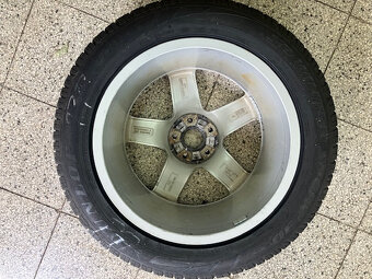 Alu disk originál Audi 18" + zimní pneu 235/55 R18 Dunlop - 3