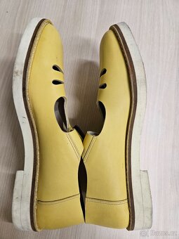 Prodám pánské žluté kožené sandály vel. 44-44 1/2 - 3