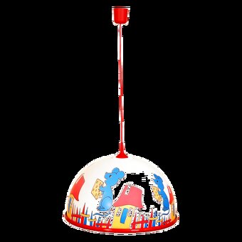 DĚTSKÝ LUSTR  - ČERVENÁ MYŠ - 3