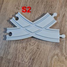 Vláčkodráha - speciální křížení Brio Lidl Ikea - 3