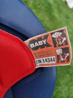 OK BABY SIRIUS Cyklosedačka do 22 kg zadní stříbrná/červené - 3