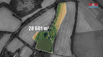 Prodej vodní plochy a orné půdy, Chotiměř, 28 601 m2 - 3