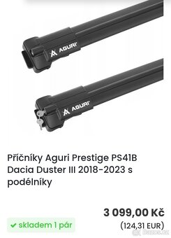 příčníky Dacia Duster - 3