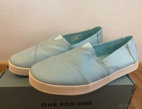TOMS AVALON Pastel Turquoise vel. 42,5 - nenošené - 3