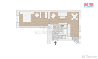 Pronájem bytu 2+kk, 48 m², Plzeň, ul. Korandova - 3