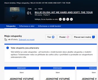 Billie Eilish Praha 1.6.2025 – 6x stání - 3