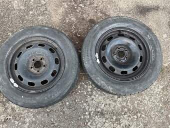Sada kol 5x100, 195/65/15, Octavia, golf, pneu 6,5mm - 3