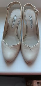 Kožené lodičky Deska - 3