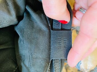 GUCCI G Wave Black Leather Bag kozena kabelka - 3