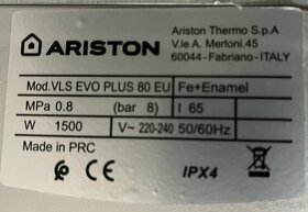 Elektrický ohřívač vody Ariston VELIS EVO 80 - 3