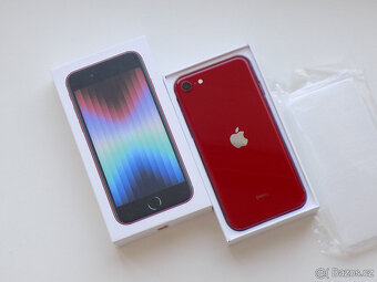 APPLE iPhone SE (2022) 64GB Product RED - Top stav - 3